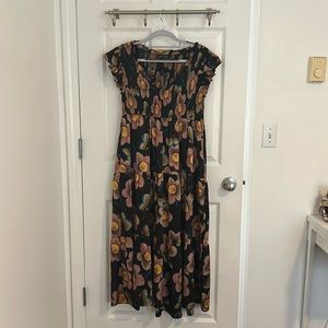 Piper & Scoot Vargas Floral Print Midi Dress